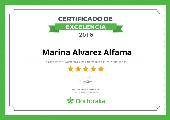 Marina-Alvarez-Certificado-Excelencia-Doctoralia